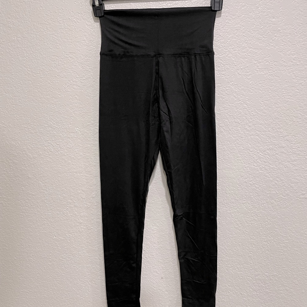 Never worn black leggings! Pack of 2! Full length and the softest material!